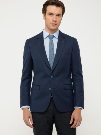 کت مردانه سرمه ای کاشارل