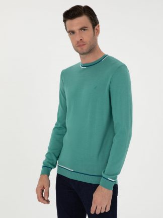 پلیور مردانه نعنایی کاشارل