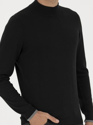 پلیور مردانه مشکی کاشارل