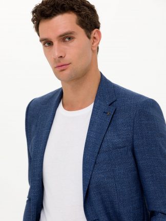 کت مردانه سرمه ای کاشارل