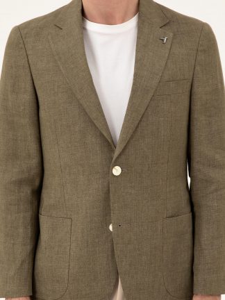 کت مردانه خاکی روشن کاشارل