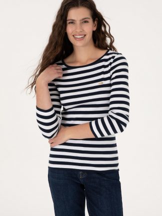 سویشرت زنانه سرمه ای یو اس پولو