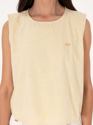 تاپ زنانه خاکی روشن یو اس پولو