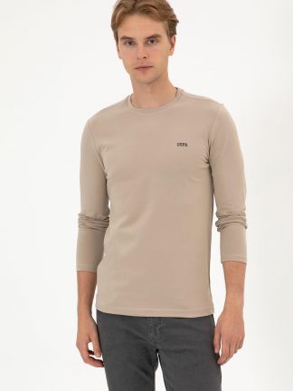 سویشرت مردانه بژ یو اس پولو