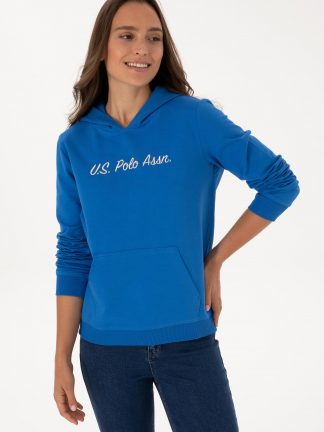 هودی زنانه آبی تیره یو اس پولو