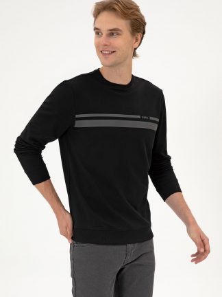 سویشرت مردانه مشکی یو اس پولو