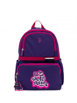 کوله پشتی دخترانه ارغوانی یو اس پولو