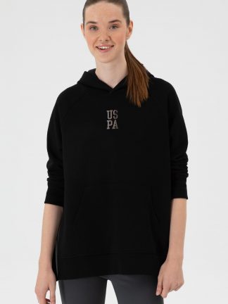 هودی زنانه مشکی یو اس پولو