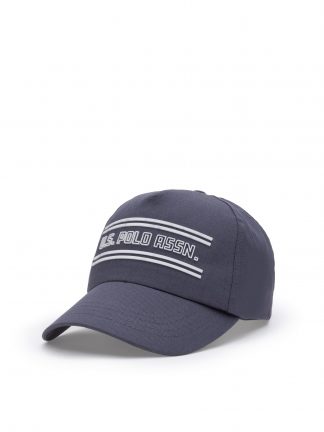 کلاه کپ مردانه خاکستری تیره یو اس پولو