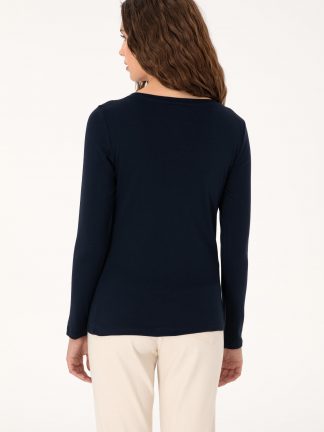 سویشرت زنانه سرمه ای یو اس پولو