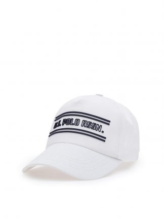 کلاه کپ مردانه سفید یو اس پولو