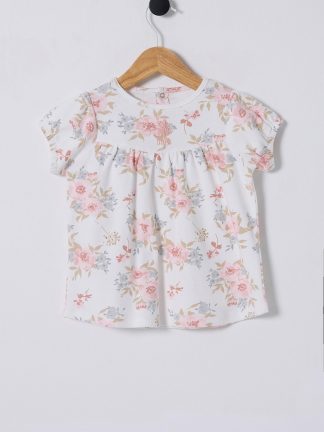 پیراهن نوزاد دختر سفید یو اس پولو