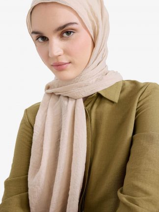 روسری و شال زنانه بژ دفکتو