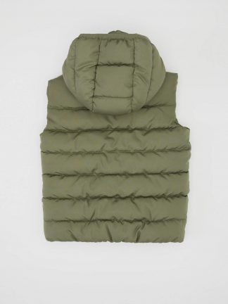 جلیقه نوزاد پسر خاکی روشن دفکتو