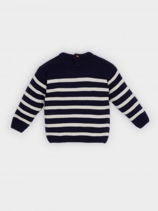 پلیور نوزاد پسر سرمه ای دفکتو