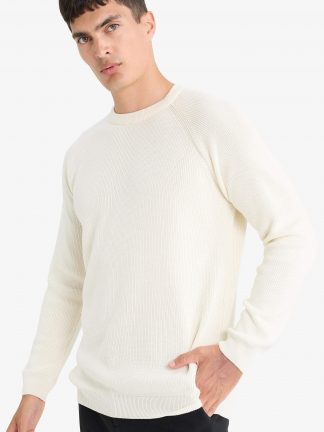 پلیور مردانه بژ دفکتو