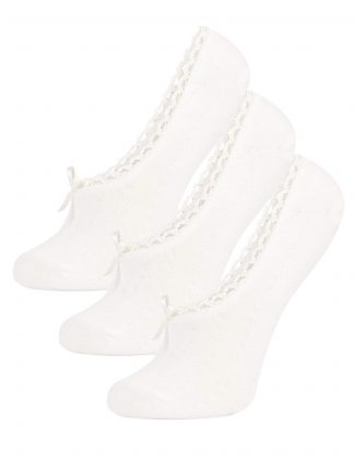 جوراب زنانه سفید دفکتو