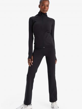 سویشرت زنانه مشکی دفکتو