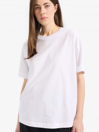 تیشرت زنانه سفید دفکتو