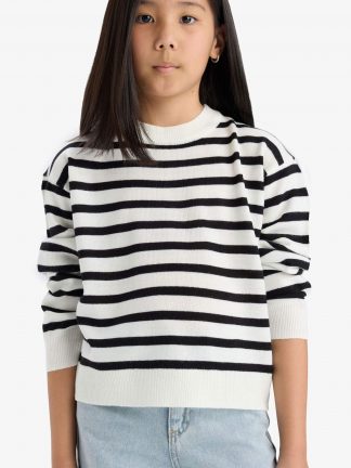 پلیور دخترانه مشکی دفکتو