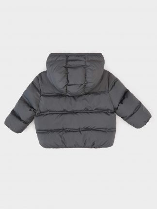 کاپشن نوزاد پسر خاکستری تیره دفکتو