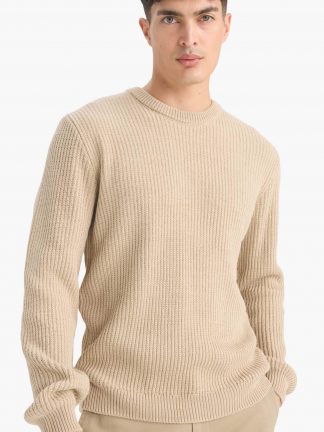 پلیور مردانه بژ دفکتو