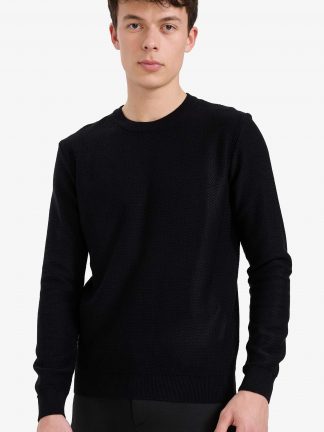 پلیور مردانه مشکی دفکتو