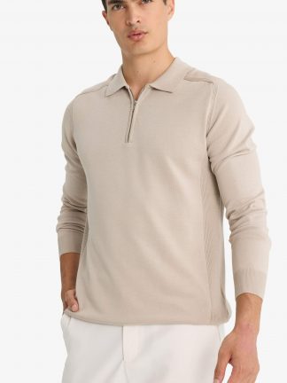 پلیور مردانه بژ دفکتو