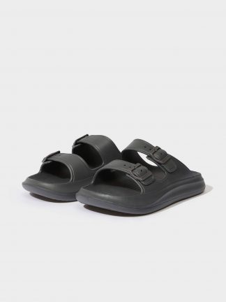 دمپایی مردانه خاکستری تیره دفکتو