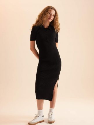 پیراهن زنانه مشکی دفکتو