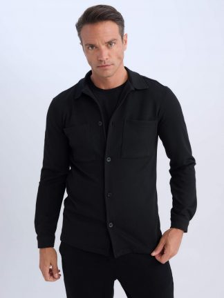 کت مردانه مشکی دفکتو