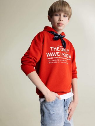 هودی پسرانه قرمز دفکتو