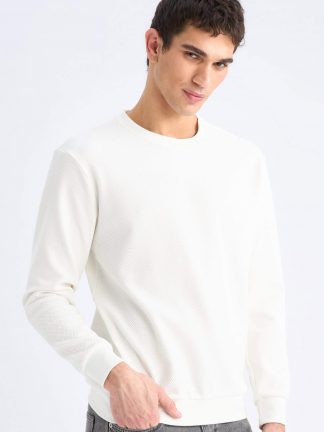 سویشرت مردانه بژ دفکتو