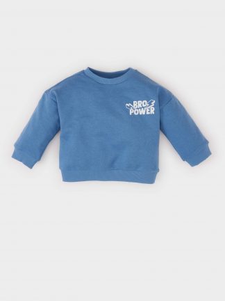 سویشرت نوزاد پسر آبی دفکتو