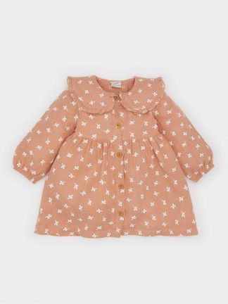 پیراهن نوزاد دختر دفکتو