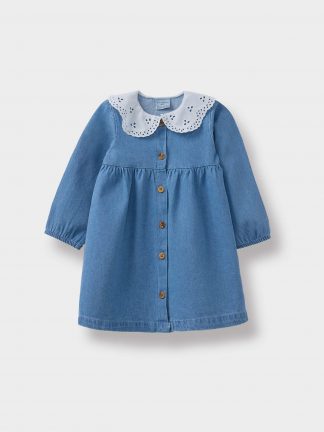 پیراهن نوزاد دختر دفکتو