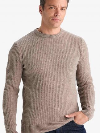 پلیور مردانه بژ دفکتو