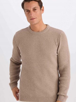 پلیور مردانه بژ دفکتو