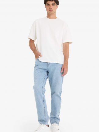 شلوار جین مردانه آبی روشن دفکتو