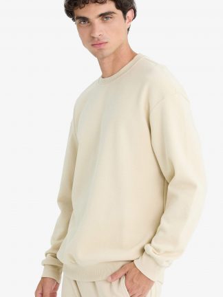 سویشرت مردانه بژ دفکتو