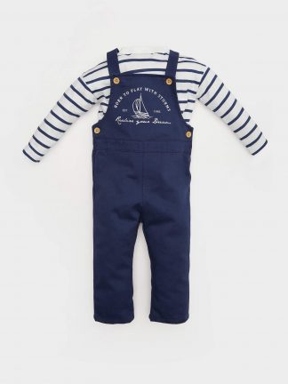 ست لباس نوزادی پسرانه آبی دفکتو