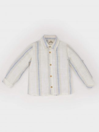 پیراهن نوزاد پسر بژ دفکتو