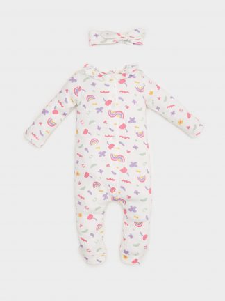 لباس نوزاد دختر بژ دفکتو