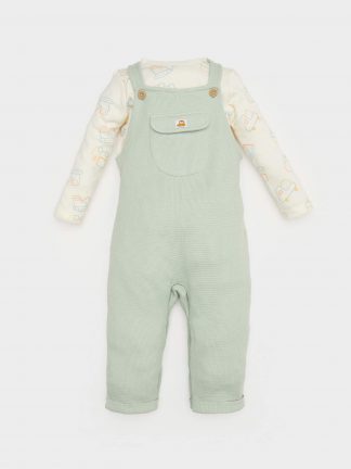 لباس نوزاد پسر نعنایی دفکتو