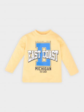 تی شرت نوزاد پسر زرد دفکتو