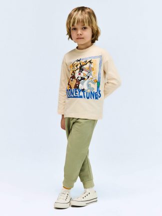 تی شرت نوزاد پسر بژ دفکتو