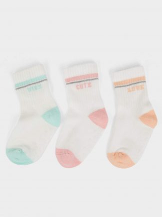 جوراب نوزاد دختر دفکتو