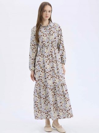 پیراهن زنانه بژ دفکتو