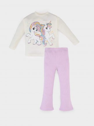 ست لباس نوزاد دختر بژ دفکتو