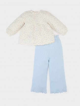 ست لباس نوزاد دختر بژ دفکتو